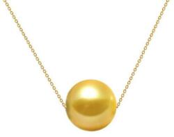 Cadouri si Perle Colier Aur cu Perla Akoya Gold - Cadouri si perle