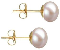 Cadouri si Perle Cercei de Aur cu Perle Naturale Lavanda - Cadouri si Perle