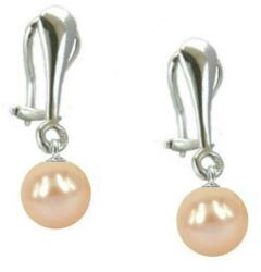 Cadouri si Perle Cercei Argint Clips cu Perle Naturale Crem - Cadouri si perle