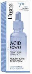 Acid Power Ser acid hidratant, Lirene Acid Power cu hidrolat din floare de colt si complex 7 procente acid lactic si lactobionic, 30ml