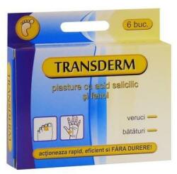 Plasturi cu acid salicilic și fenol Transderm, 6 buc
