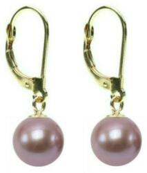 Cadouri si Perle Cercei Aur si Perle Naturale Lavanda - Cadouri si perle