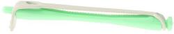 Sinelco Set 12 bucati bigudiuri din plastic cu elastic pentru permanent Verde 80 mm x grosime 8, 5 mm