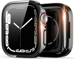 Apple Watch 7 (45mm), Műanyag védőkeret, szíj nélkül, közepesen ütésálló, Dux Ducis Hamo, fekete