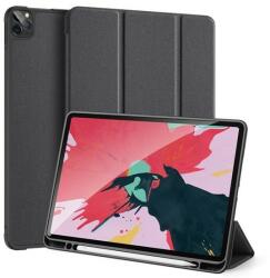 Apple iPad Pro 11 (2020 / 2021 / 2022), mappa tok, Smart Case, érintőceruza tartó, Dux Ducis Domo, fekete