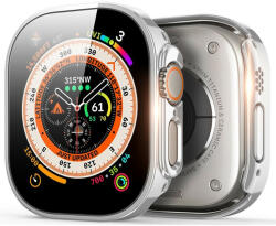 Apple Watch Ultra (49 mm), Műanyag védőkeret, szíj nélkül, közepesen ütésálló, Dux Ducis Hamo, ezüst - tok-shop
