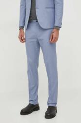Sisley nadrág férfi, testhezálló - kék 48 - answear - 22 990 Ft