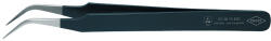 KNIPEX Pensetă de precizie ESD 120 mm cu capetele curbate KNIPEX 08519 (92 38 75 ESD)