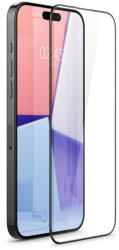 Spigen Folie sticla cu sistem de montare Spigen GLAStR EZ FIT compatibila cu iPhone 15 Pro Max Black (AGL06879)