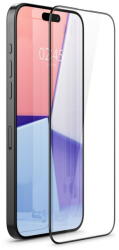 Spigen Folie sticla cu sistem de montare Spigen GLAStR EZ FIT compatibila cu iPhone 15 Pro Black (AGL06899)