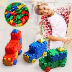 4leaders Set de construcții mașinuțe 100 bucăți (8595629127081)