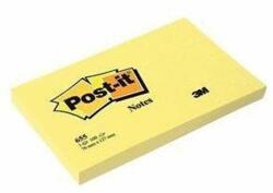 Post-it Öntapadós jegyzet 3M Post-it 655 76x127mm sárga 6x100 lap (1262606) - tonerpiac