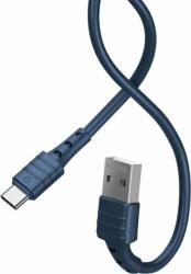 REMAX Zeron RC-179a USB-A apa - USB-C apa 2.0 Adat és töltőkábel - Kék (1m) (RC-179A BLUE)