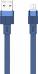 REMAX Flushing RC-C001 USB-A apa - Micro USB apa 2.0 Adat és töltőkábel - Kék (1m) (RC-C001 A-M BLUE)