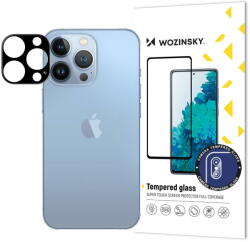 Wozinsky Folie de protectie Camera spate WZK pentru Apple iPhone 15 Pro Max, Sticla Securizata, Full Glue, Neagra (fol/ca/wzk/ai1/st/fu/ne) - pcone