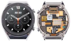 NBA001LCD1011200296987 Gyári Xiaomi Watch S1 Ezüst LCD kijelző érintővel kerettel előlap (NBA001LCD1011200296987)