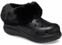 Crocs Şlapi Crocs Crocs Furever Crush Crystal Glitter 208974 Black 001