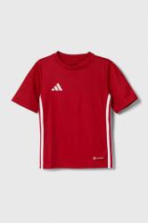 Adidas gyerek póló piros, nyomott mintás - piros 176
