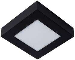 Lucide Brice fekete LED fürdőszobai mennyezeti lámpa (LUC-28117/17/30) LED 1 izzós IP44 (28117/17/30)