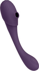 VIVE Mirai Double Ended Pulse Wave & Air Wave Bendable Vibrator Purple Vibrator