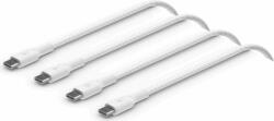 Belkin BoostCharge Twin Pack USB Type-C apa - USB Type-C apa Adat és töltő kábel - Fehér (1m) (CAB004BT1MWH2PK)