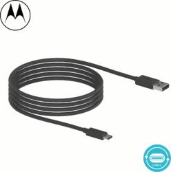 Motorola Moto USB-A apa - USB-C apa Adat és Töltőkábel - Fekete (2m) (SJC00ACB20EU1)