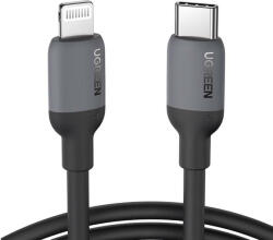 UGREEN US387 USB-C Lightning kábel, 1m (fekete) (20304) - mione