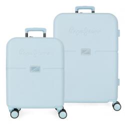 Joumma Bags - Luxus ABS utazótáskákból álló készlet 70cm/55cm PEPE JEANS ACCENT Azul, 7699534