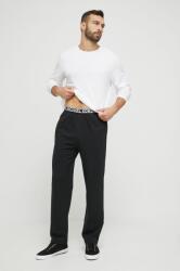 Michael Kors nadrág otthoni viseletre fekete, nyomott mintás - fekete XL