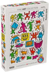 EUROGRAPHICS Puzzle Eurographics din 1000 de piese - Colaj de Keith Haring (60005513)