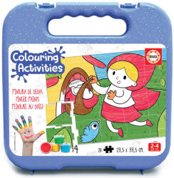 Educa Puzzle de colorat Educa din 20 de piese - Red Riding Hood (EDU18210) Puzzle