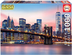 Educa Puzzle neon Educa din 1000 de piese - Podul Brooklyn (EDU19269) Puzzle
