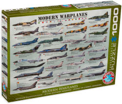 EUROGRAPHICS Puzzle Eurographics din 1000 de piese - Avioane militare moderne (EG60000076)