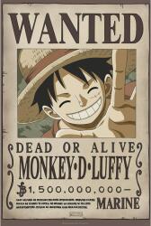 GB eye Maxi Poster GB eye Animation: One Piece - Luffy Wanted Poster (ABYDCO583)