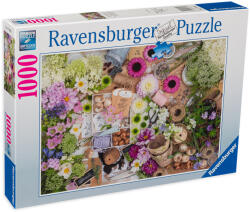 Ravensburger Puzzle Ravensburger cu 1000 de piese - Flori frumoase (17389)