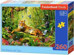 Castorland Puzzle Castorland din 260 de piese - Măreția lui - Tigru (В-27569-1)