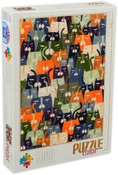 D-Toys Puzzle D-Toys din 1000 de piese - Andrea Kürti, Cats (76847)