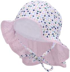 Sterntaler Pălărie pentru copii cu protecție UV 50+ Sterntaler - Cu inimioare colorate, 51 cm, 18-24 luni (1402326-500)