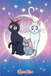 GB eye Animation maxi poster: Sailor Moon - Luna, Artemis și Diana (ABYDCO792)