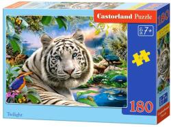 Castorland Puzzle Castorland din 180 de piese - Tigrul Alb (B-018192)