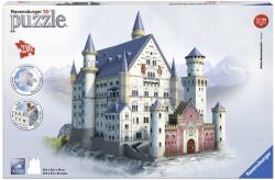 Ravensburger Puzzle 3D Ravensburger din 216 de piese - Castelul Neuschwanstein (12573)