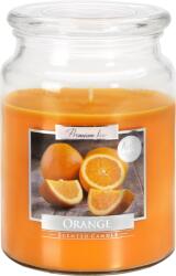 BISPOL Lumânare parfumată Bispol Premium - Orange, 500 g (snd99-63)