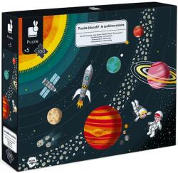 Janod Puzzle educațional Janod din 100 de piese - Sistemul solar (J02678)
