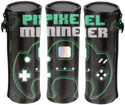 PASO Geantă școlară cilindrică Paso Pixel Miner - Cu 1 fermoar (PP23HL-003)