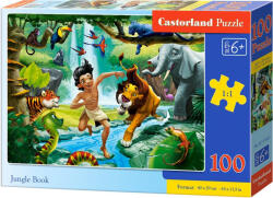 Castorland Puzzle Castorland din 100 de piese - Cartea junglei (B-111022)
