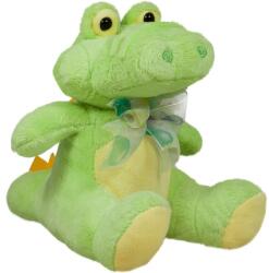 Amek Toys Jucărie de pluș Amek Toys - Crocodil cu panglică, verde, 15 cm (51231)