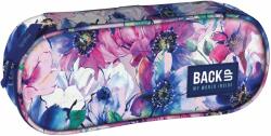 BackUP Penar oval școlar BackUp A - Bloom, cu un fermoar (92772) Penar