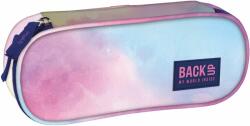 BackUP Penar oval școlar BackUp A - Cotton Candy, 1 fermoar (92994) Penar