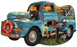 SunsOut Puzzle SunsOut din 1000 de piese - Camion albastru (97032) Puzzle