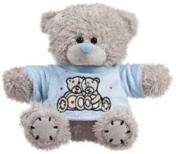 Amek Toys Jucărie de pluș Amek Toys - Ursuleț de pluș cu bluză albastră, 20 cm (40114)
